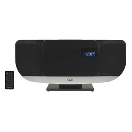JENSEN JBS-215 Bluetooth Wall-Mountable Music System with CD Player and FM Radio, JBS-215