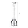 CLKE Universal Brass Kitchen Faucet 172 mm Extension Tap 360°
