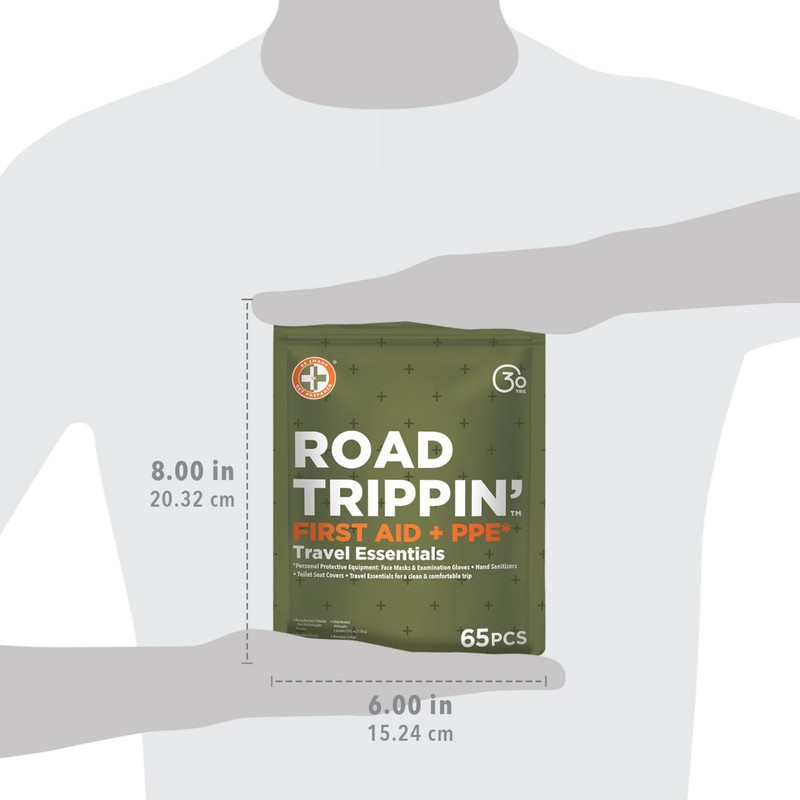 Be Smart Get Prepared Road Trippin’ Travel Essentials Kit -
