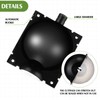 Threehoney 20 Pcs Air Layering Propagation Kit Reusable Half Black