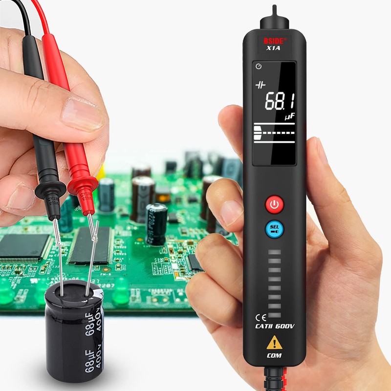 BSIDE - Voltage Tester, EBTN Screen Voltage Tester with Capacity