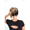 Stretch BowKnot Clip-In Headband That Truly Stays in Place. Non-Slip