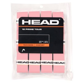 HEAD Unisex Adult Prime Tour Pack of 12 Tennis Grip Tape, Pink, One Size