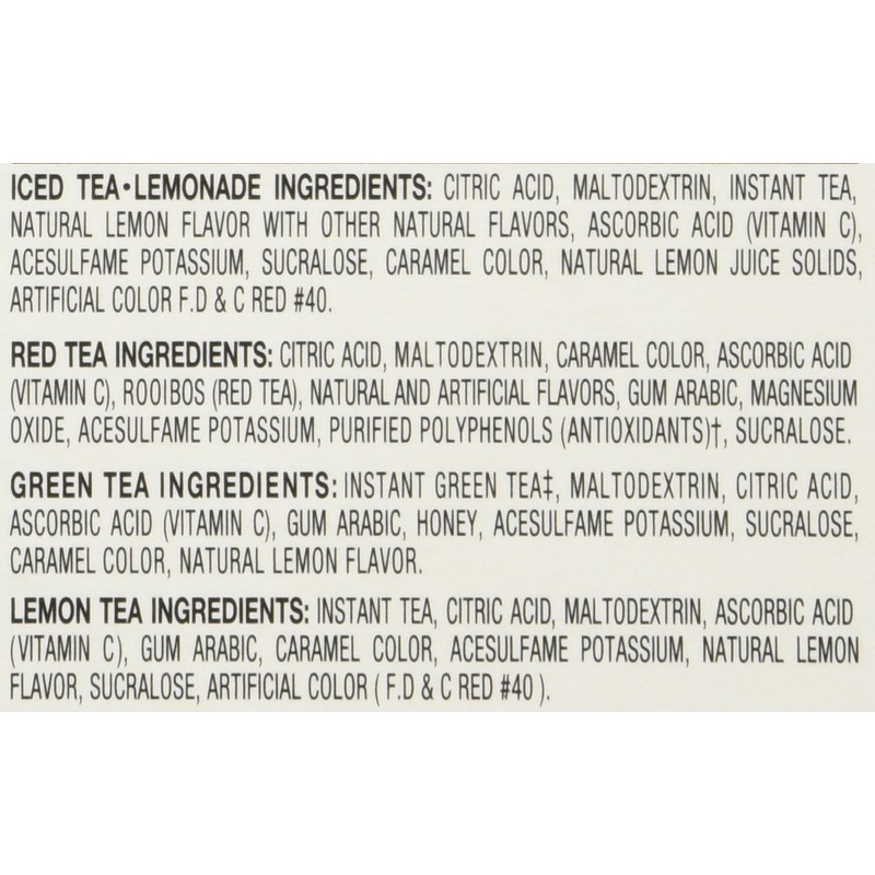 4C Totally Light Tea 2 Go Bonus Variety Pack Ice