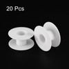 PATIKIL 20pcs 69mm Floss Bobbin Plastic Empty Spool Wire Woven