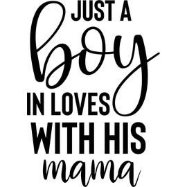 SEC Apparel Baby Infant Toddler Iron On Patches Decals Transfers Applique Letters for Onesies t Shirts Fabric Clothing | Vol1. (Just-a-Boy-in-Loves)