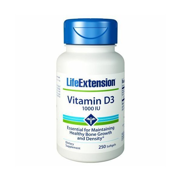 Vitamin D3 250 Softgels by Life Extension