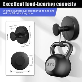 MZPQALRS Pack of 4 Suction Cup Hooks Suction Cup Towel Holder Hooks No Drilling Suction Cups Hooks Made of Stainless Steel Extra Strong Vacuum Suction Hooks Load 5 kg for Bathroom Kitchen Smooth