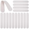 ARTIBETTER 50pcs Disposable Collar Protector Sweat Pads - White Collar