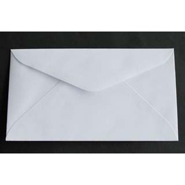 Yamazakura Envelopes, Western 7, Western Envelopes, No. 7, 100 Sheets, Size 6.5 x 36.2 inches (165 x 92 cm), Diamond Paste Kent Paper, Thick 3.5 oz (100 g) per square meter, Zip Code Frame Near