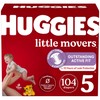 Huggies Size 5 Diapers, Little Movers Baby Diapers, Size 5