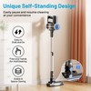 Cordless Vacuum Cleaner with Self-Standing, LED Screen Stick Vacuum Cleaners