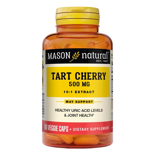 Tart Cherry Vegetable Capsules, 1000 mg, 90 Count