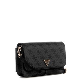 GUESS Noelle II Crossbody Flap Organizer, Coal Logo
