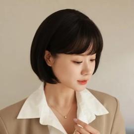 [Pick&Wear] Women’s fashion human hair mix short hair full wig / [픽앤웨어] 여성 패션 인모믹스 단발머리 전체 가발