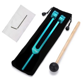 LeSage 128 hz Tuning Fork for Medical Weighted Tuning Forks for Healing 128 hertz Diapason Tuning Fork C128 Tuning Fork 128HZ Green