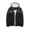 Mywu Camo Black Windbreaker Jacket Men with Mesh Lined for