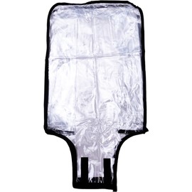 Clear PVC Protective Luggage Cover - Protect Your Suitcase from scrapes and bashes When Travelling (for suitcases up to 24 Inches)