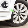 8Pcs Universal Car Auto Splash Guards Fitting Fixing Black U