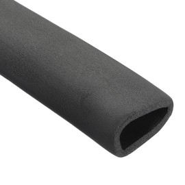 Rebower 43mm ID Pipe Insulation Tubing 9mm Thick Heat Preservation Foam Tube, [for Plumbing Freeze Protection Exercise Handle] - 61mm OD/6ft/Black