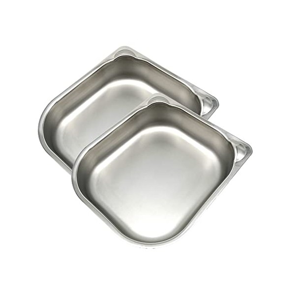 Cat Mate Stainless Steel Bowl Inserts x 2 for Cat Mate C100 and C200 Automatic Feeders (Feeder Not Included)