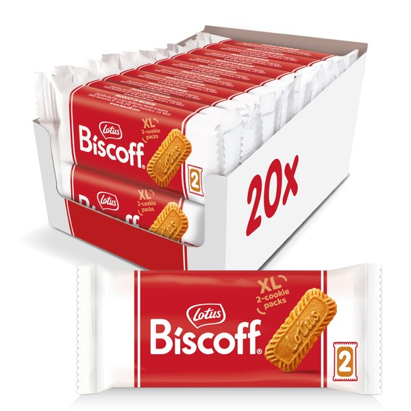 Lotus Biscoff â€“ Caja dispensadora de galletas europeas, envuelta individualmente, proyecto no OMG verificado + vegano