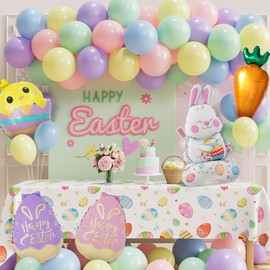 Easter Balloons Party Decorations - Easter Balloon Kit Set for Festive Decorations, Includes Assorted Colors & Designs for Indoor/Outdoor Party