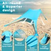 Beach Tent Sun Shelter - 9.8 x 6.5 Ft UPF50+