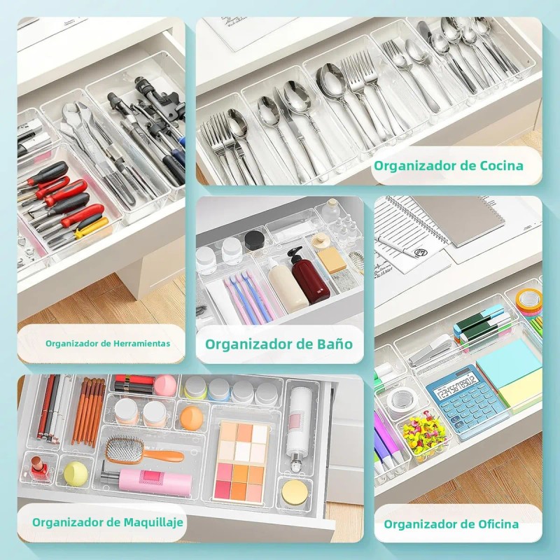 25 Piezas Organizadores De Cajones Para Maquillaje, Joyas