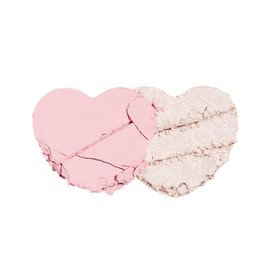 ETUDE Heart Pop Duo Brasher, Diamai Pink, 2 Colors, Dual Korean Makeup Artist Collaboration, Layering, Cheek, Natural Highlight, Blevet, Yebe, Pink, Holiday, Christmas, Glossy, Compact, Transparent,