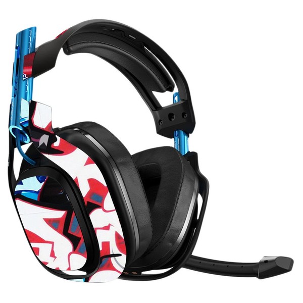MightySkins Skin Compatible with Astro A50 Gaming Headset - Graffiti