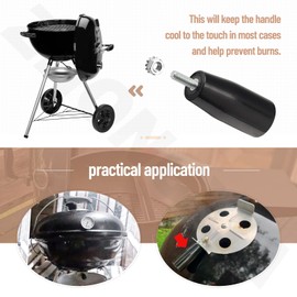 ZHONGXIA Damper Handle for Weber Smokey Mountain WSM Kettle Knob