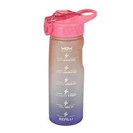 WOW GENERATION Kids Girls Thermal Drinks Bottle Flip Nozzle Straw BPA Free 500 Ml Pastel Back to School (WOW00021-087)