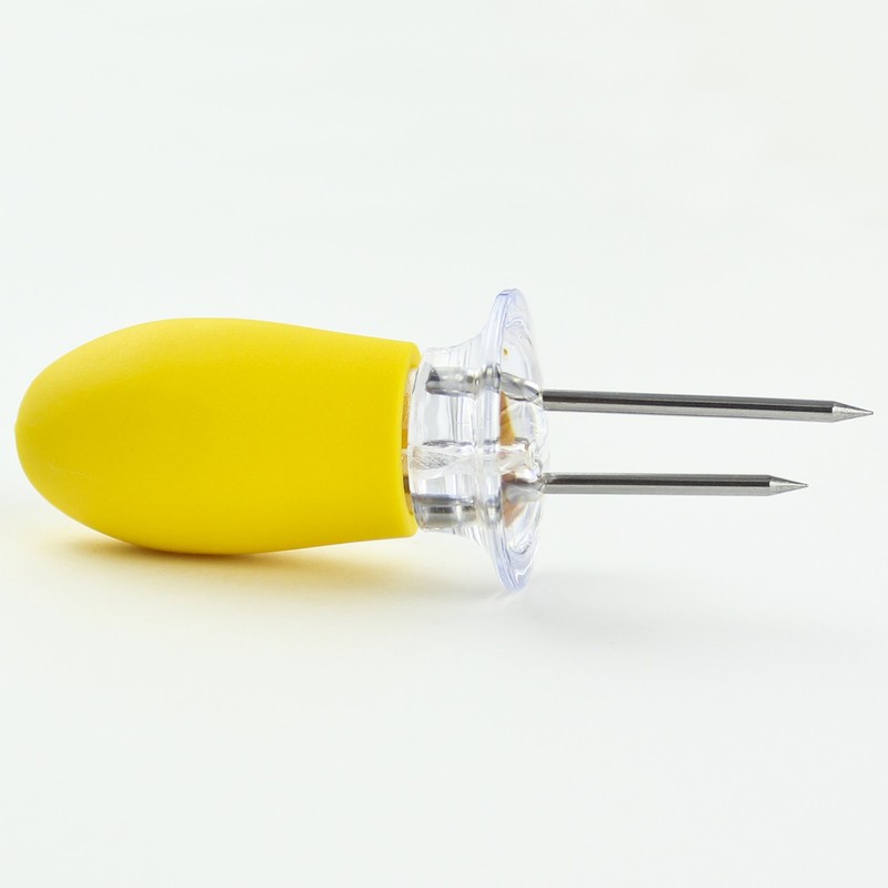 Zoie + Chloe Stainless Steel Corn Holders - Interlocking Corn