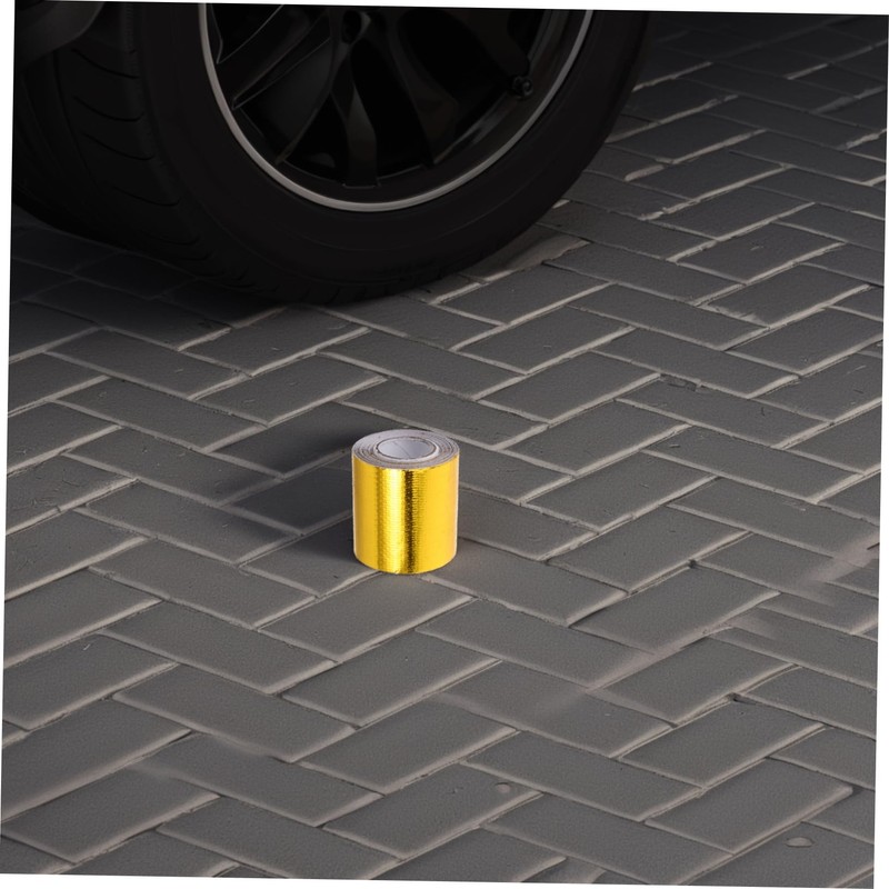 Mobestech Flame Retardant Aluminum Foil Fiber Cloth Tape Heat Resistant