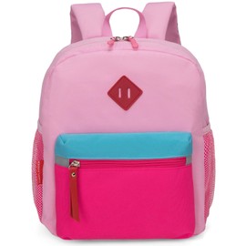 HawLander Preschool Backpack for Toddler Girls, Kids School Bag, Ages 3 to 7 years old, Mini, Pink