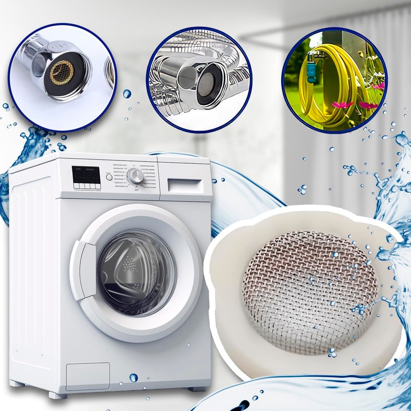 Rubber Seal with Strainer for Inlet Hose Washing Machine with