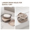 Topavatop Travel Soap Case, Leakproof Soap Box with Lid, Bar