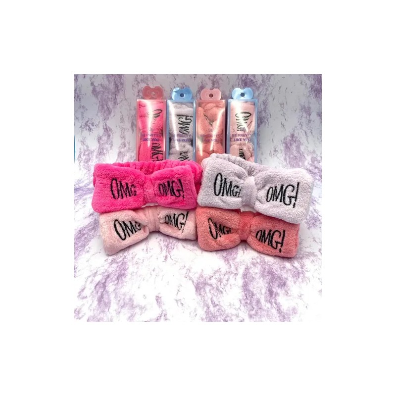 4 Banda Sujetadora Cabello Maquillaje Diadema Spa Skincare