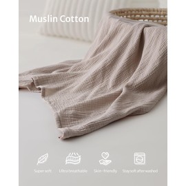 Blissful Diary Blissful Diary Muslin Nursing Cover for Breastfeeding, Breathable Breastfeeding Cover up with Arch Neckline for Women, Nursing Apron (Agreeable Gray)