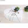 Rayher 67293102 Papier-Mâché Box Heart, FSC Rec.100%, Diameter 30 cm,