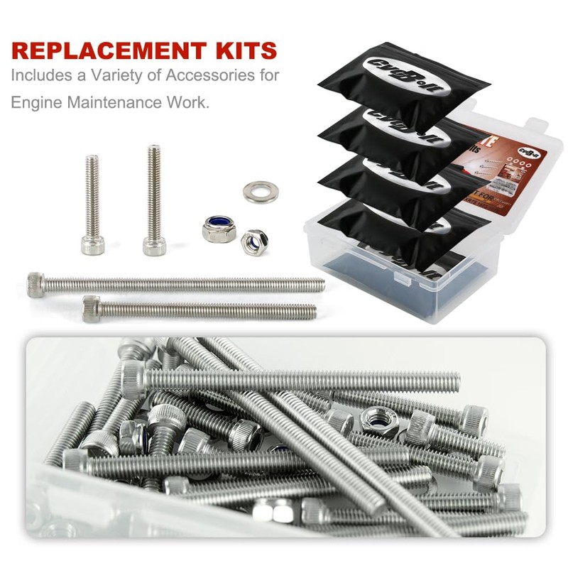 CYCBOLT Motorcycle Bolt Engine Screw Kits Set Fit for XR75