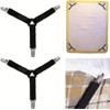 4 Pcs Fitted Bed Sheet Holders for Corners, Bed Sheet