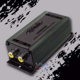 Xscorpion 200A CAR HOME MARINE STEREO RCA NOISE FILTER GROUND LOOP ISOLATOR ALUMINUM CAS