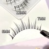 False Eyelashes, Natural, 5 Pairs Popular, Transparent Axis, Soft Core,