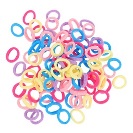 SAFIGLE 200pcs Premium Hair Ties Soft Cloth Elastic Hair Rings for Boys and Comfortable and Durable
