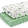 Yukkidds Cot Sheets 120x60 Fitted Cotbed Sheet 2 Pack Baby