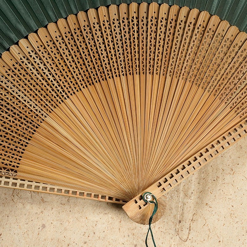 GFM® Bamboo Silk Handheld Folding Chinese Hand Fans for Summer,