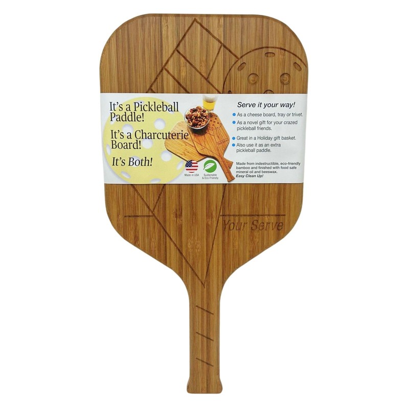 Pickleball Charcuterie Board + Wood Wax Combo