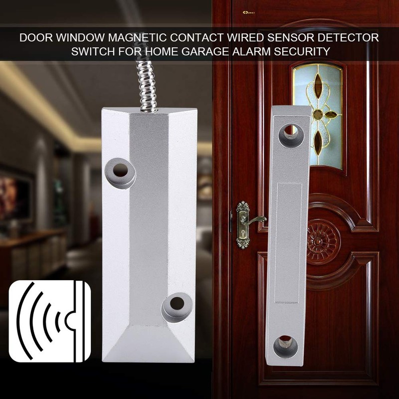 GOTOTOP Magnetic Detecting Contacts Door Window Magnetic Contact Wired Sensor